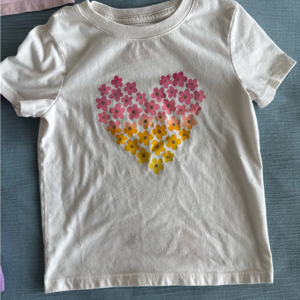 🛎️ Clearance 3 Bundle Girls Shirt 2/Cat&Jack size 4T 1/LCWaikiki 4-5Years - Picture 3 of 9